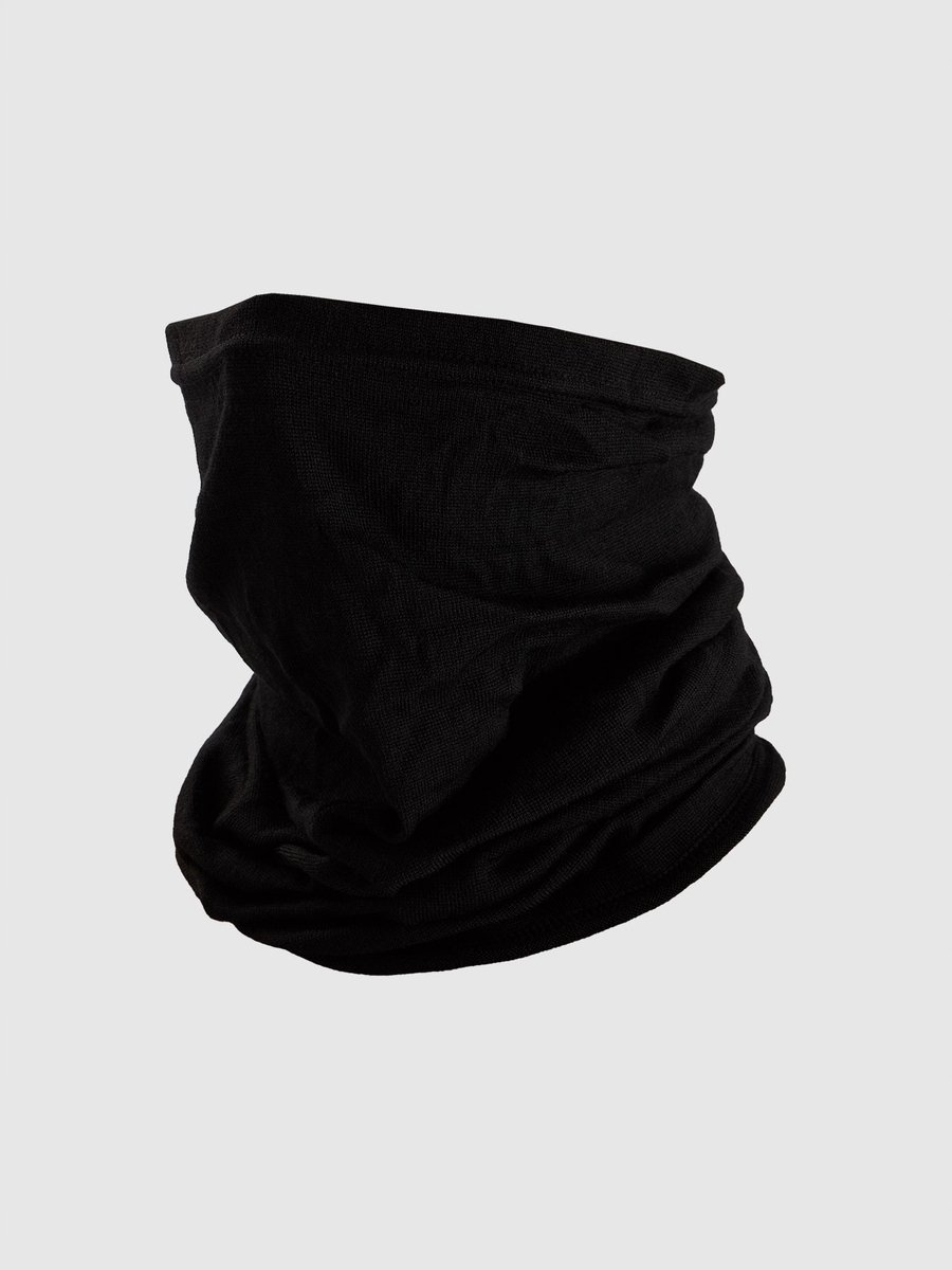 4F Merino Wol Bandana - Zwart - Unisex