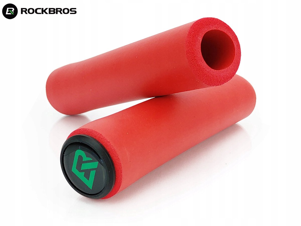 ROCKBROS Fiets Handvatten lichtgewicht Schuim Rood met Dopjes