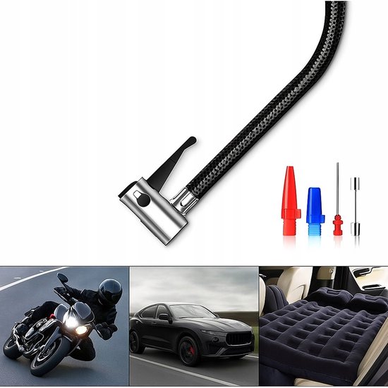 12V/230V autocompressor 10,5 bar elektrische pomp LED — afbeelding 3