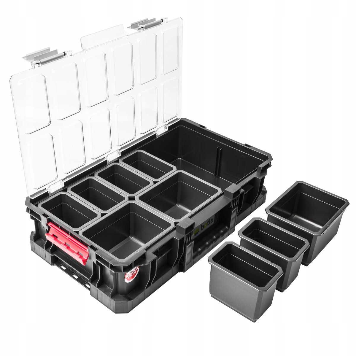Sterke Grote Gereedschapskist Organizer 53x30x13cm - Duurzaam