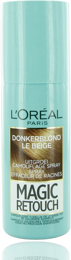 L’Oréal Paris Magic Retouch Donkerblond - Camouflerende Uitgroeispray - Makkelijk en snel aan te brengen - 75 ml - haarverf