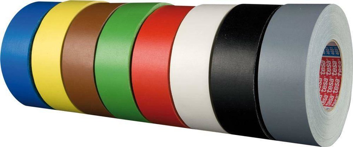 Tesa Tesaband 4651 Duct Tape 50m x 30mm Grijs - Sterk & Veelzijdig