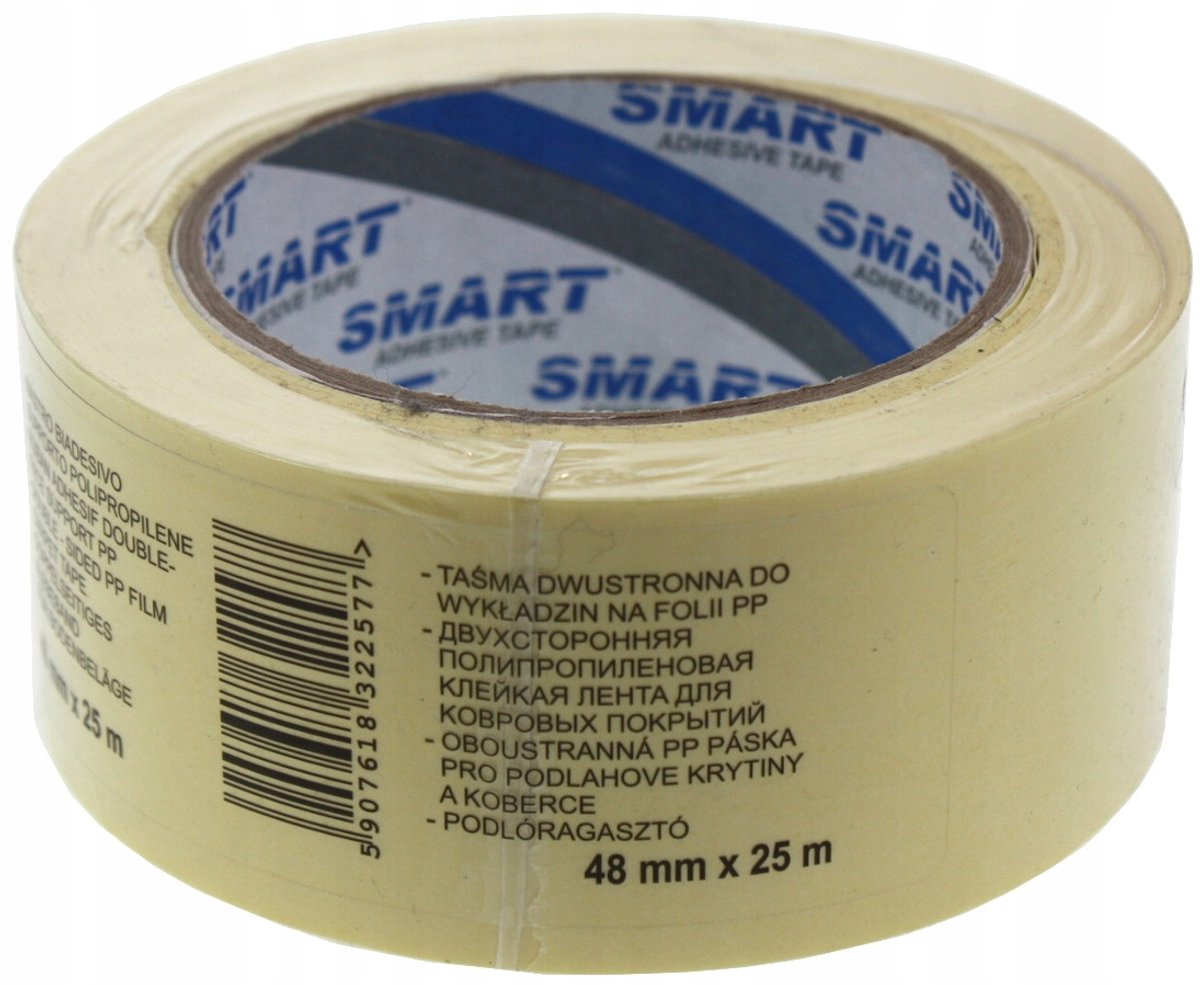 Dubbelzijdig tape 48mm x 25m - Hoge kleefkracht