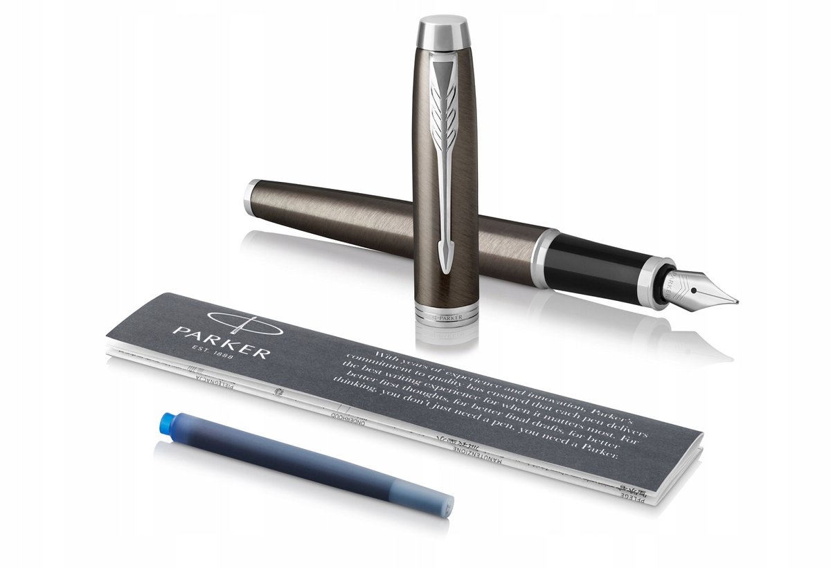 Parker IM Core Vulpen Dark Espresso CT - Stijlvol Schrijven voor School & Kantoor