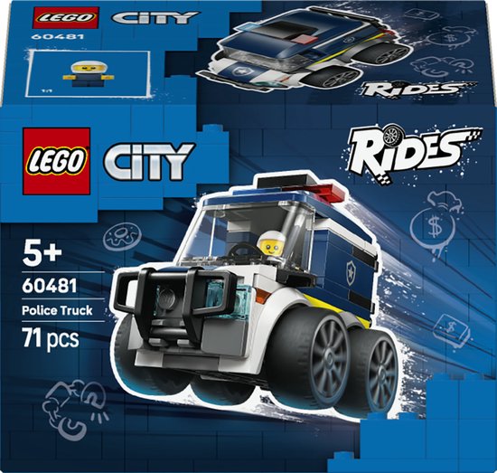 LEGO - City Brick Rides 60481 - Politiewagen
