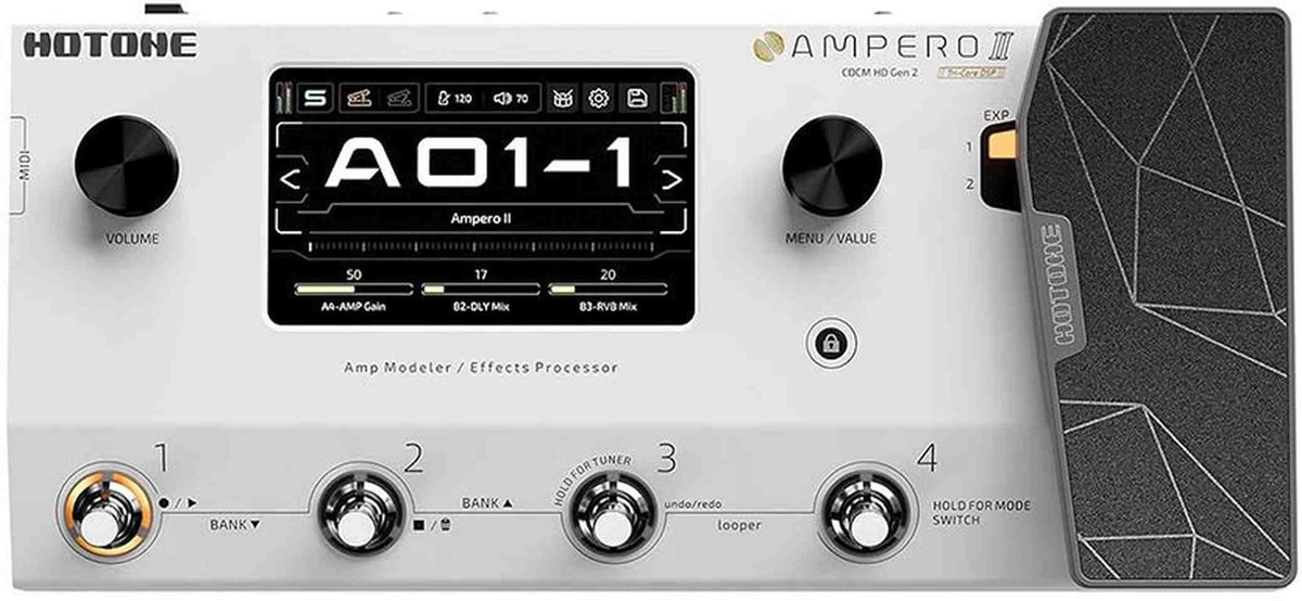 HoTone MP-350 Ampero Series amp modeler en effect processor AMPERO II