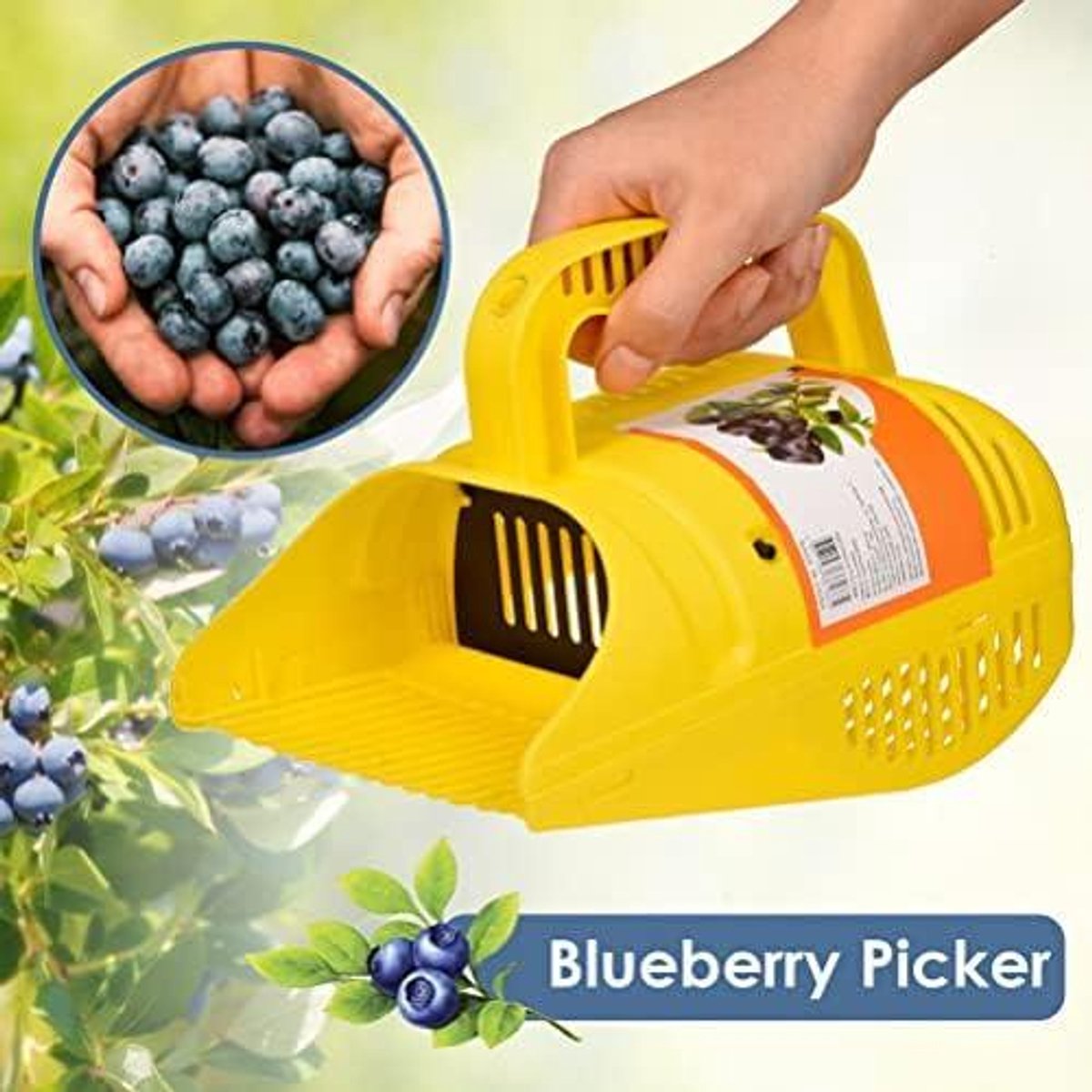 Ronte - Bessen Plukker Kam, Hark voor Bosbessen Oogst, Fruitverzamelingstool
