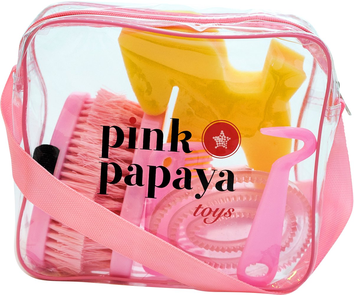 Pink Papaya Kinder Pony Poetsdoos/Poetstas Lexington - 7-delig gevuld