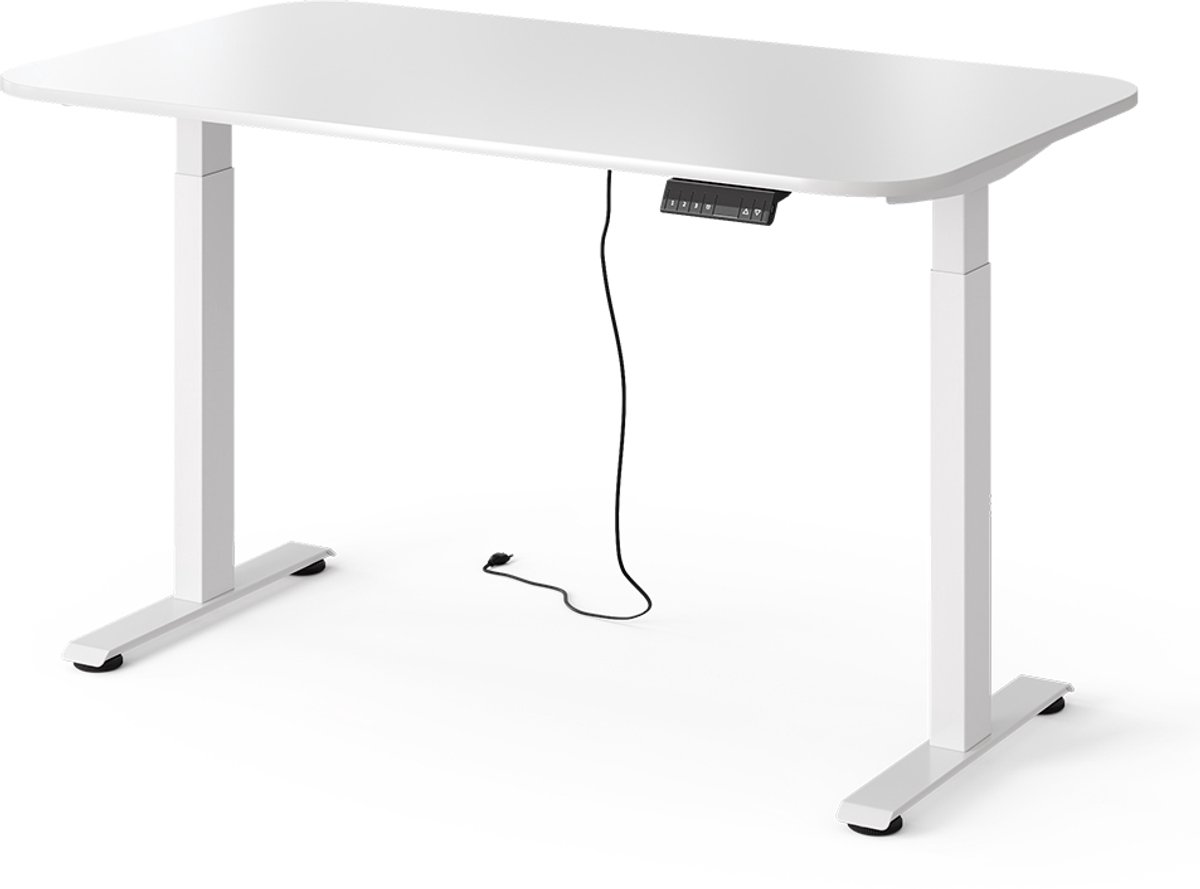 Vicco Elevate Bureau – 140 x 80 cm 2 motoren Wit