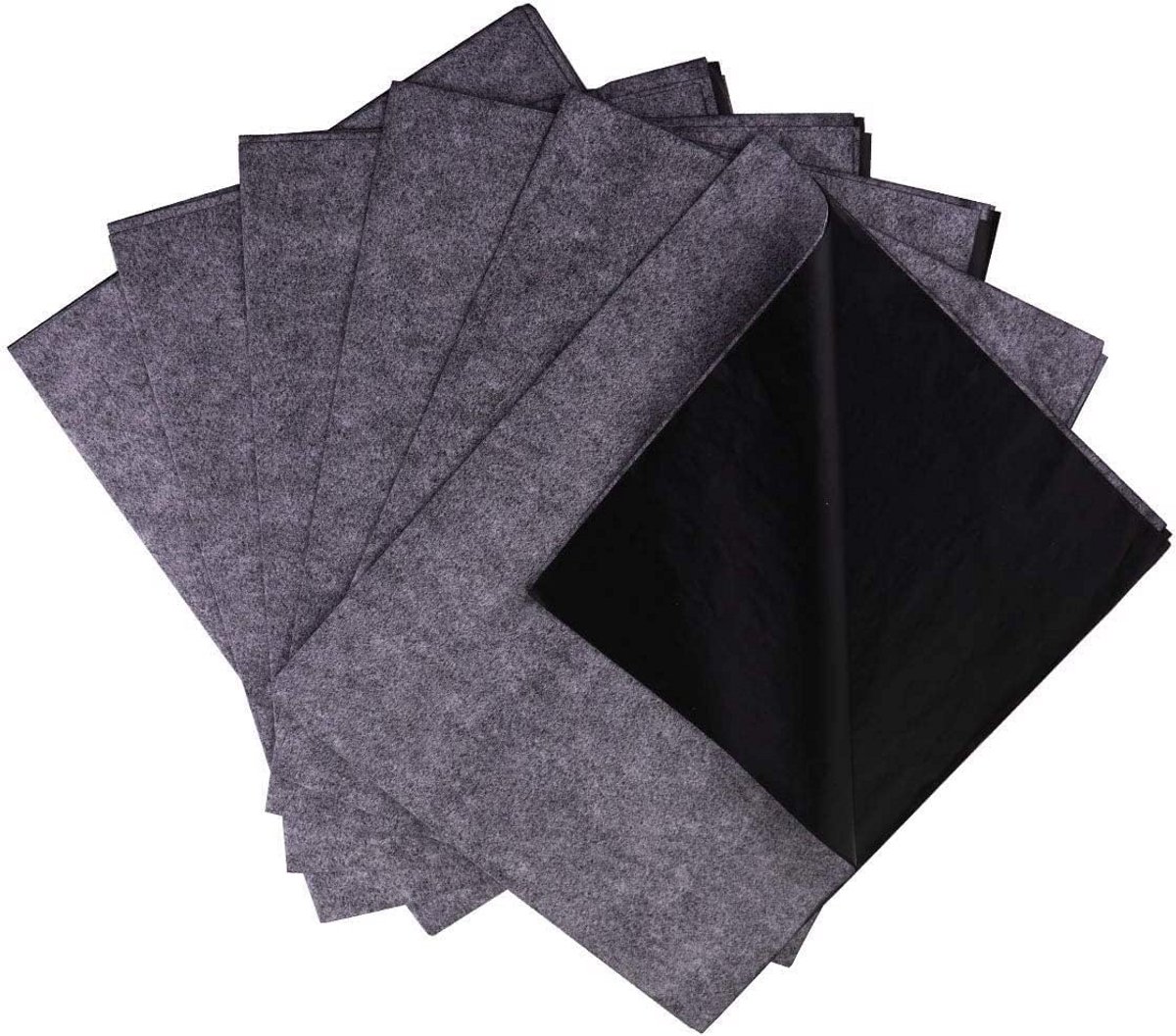 Grafiet transferpapier voor hout papier canvas 50 x 117 cm 6 stuks