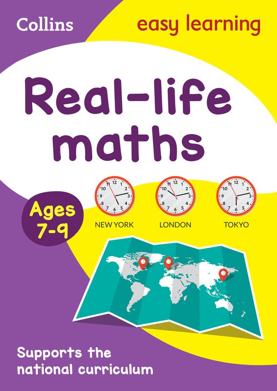 Easy Learning- Real-life maths Activity Book Ages 7-9 - cover