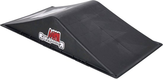 Mini Double Ramp Skaterhelling Zwart Kunststof 40x82x15 cm | bol