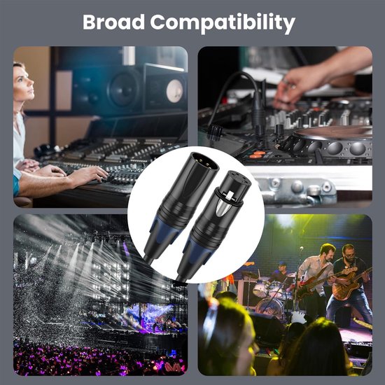 QIANRENON Compacte XLR-Microfoon, Soldeeraansluiting, 3-Pins Bus, Audio-Adapter, Verstelbare 90° Rechthoekige Stekker, Voor Dunne Kabelverbinding/Doe-Het-Zelf, Met 0,9 Mm Sleutel