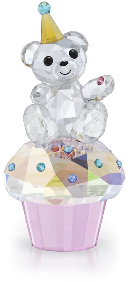 Swarovski Kris Beer Zoete Viering 5720457 Transparant met roze, blauw en Aurore Boreale accenten
