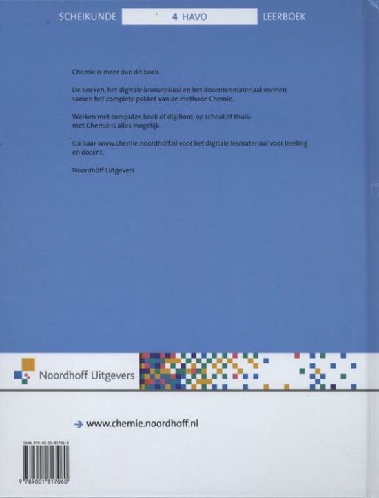 Chemie 4 havo scheikunde Leerboek - cover