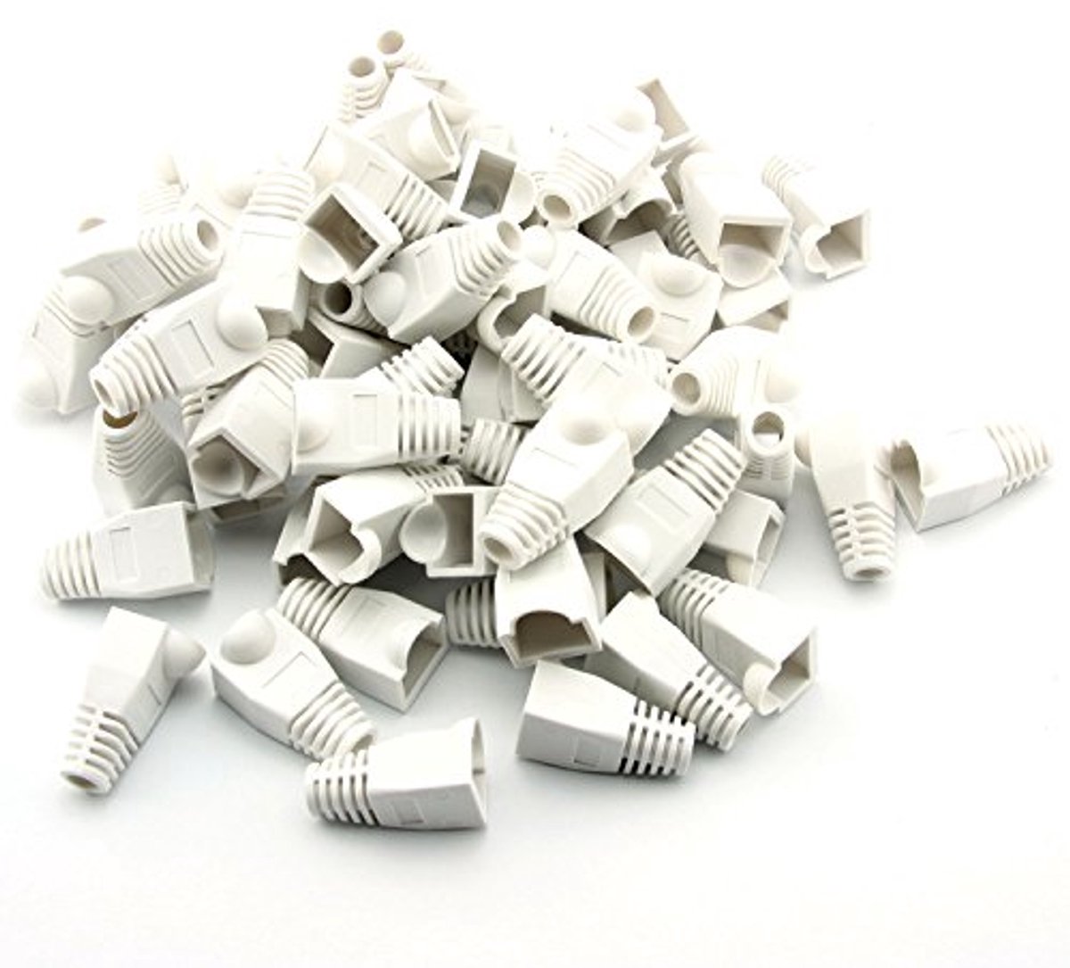 100 stuks Cat5e Cat6 netwerkkabel Ethernet RJ45 met Strain Relief