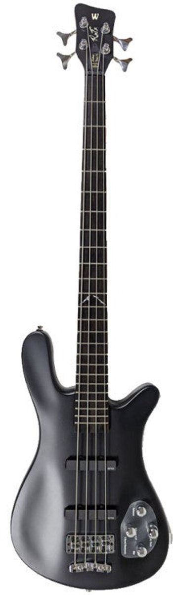 Warwick RockBass Artist Line Robert Trujillo Solid Black Satin elektrische basgitaar