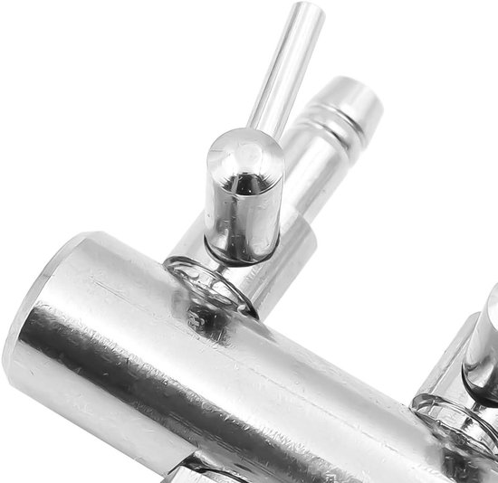 Roestvrijstalen Waterpijpverbindingsstuk Aquariumverbinding, Waterpijpadapter, voor Aquarium (12 tot 16 mm roestvrijstalen verloopstuk