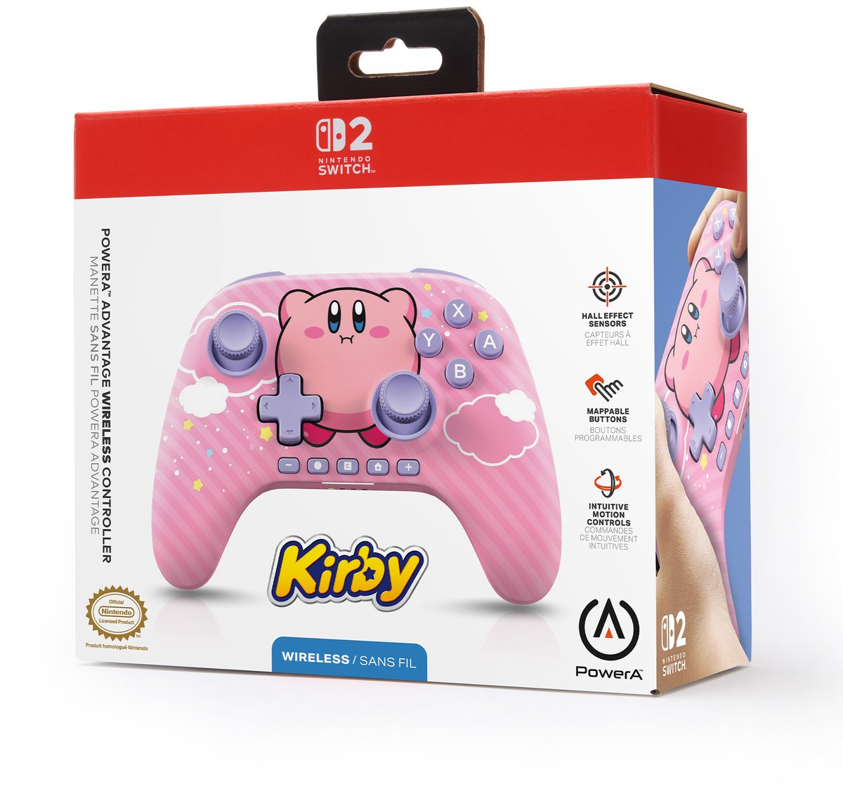 PowerA Draadloze Controller - Nintendo Switch - Kirby Puff – foto 6