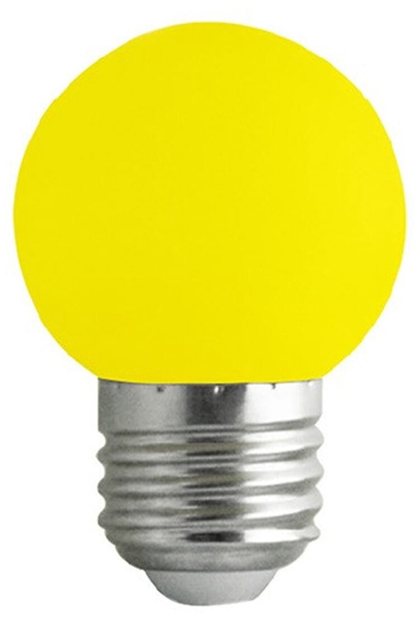 VITO LED Lamp G45 E27 - 2W (vervangt 15W) - 120lm - Geel Licht - 180-240V - Flikkervrij - Energiezuinig