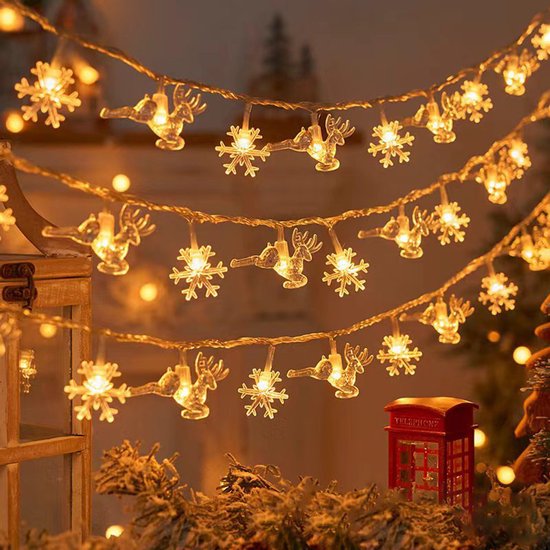 Anna's Collection Kerstverlichting boom - zwart - 120 LED - 77cm | Leen