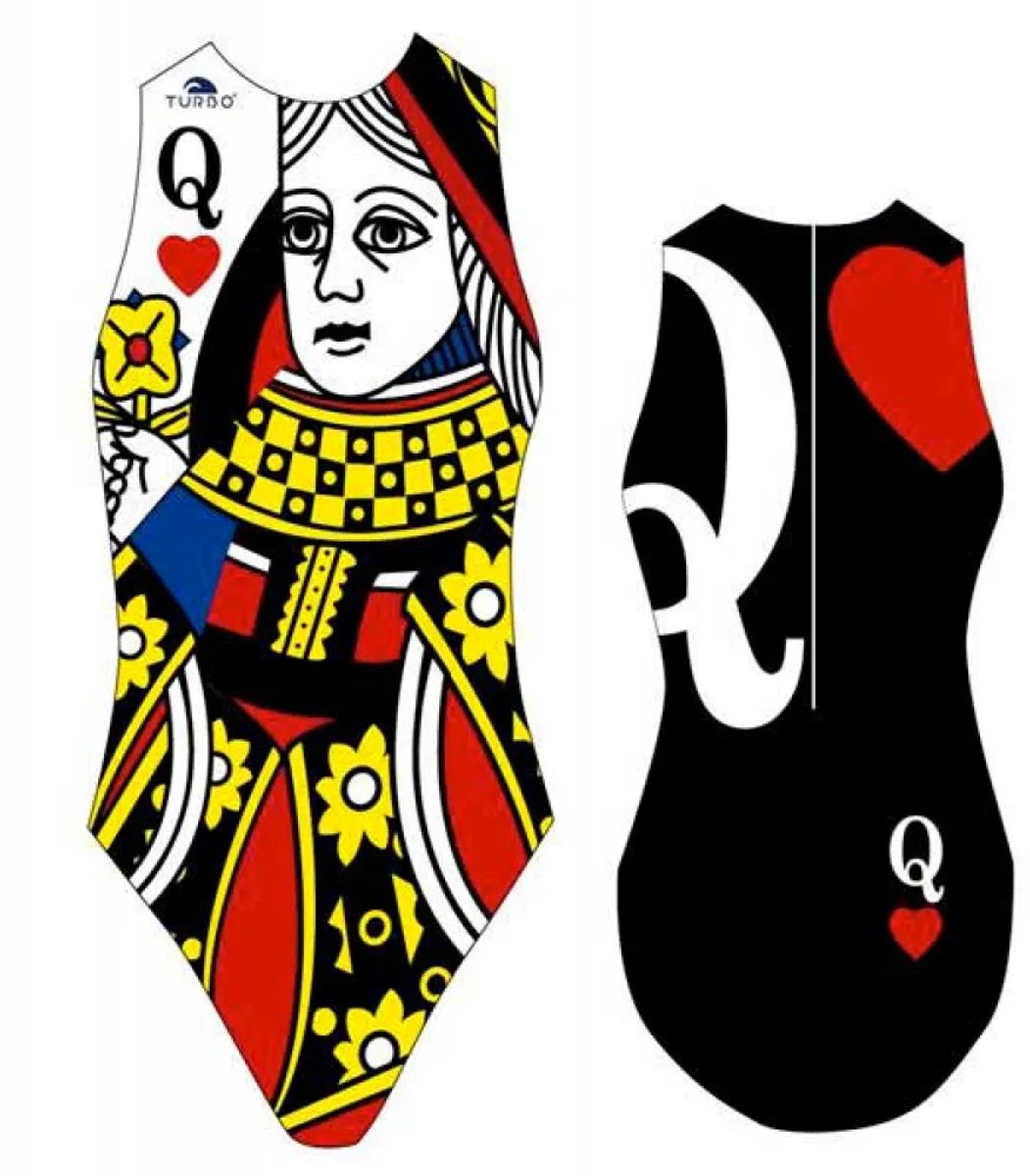 Turbo Queen Of Hearts Zwemkleding Veelkleurig 4XL Vrouw Multicolor