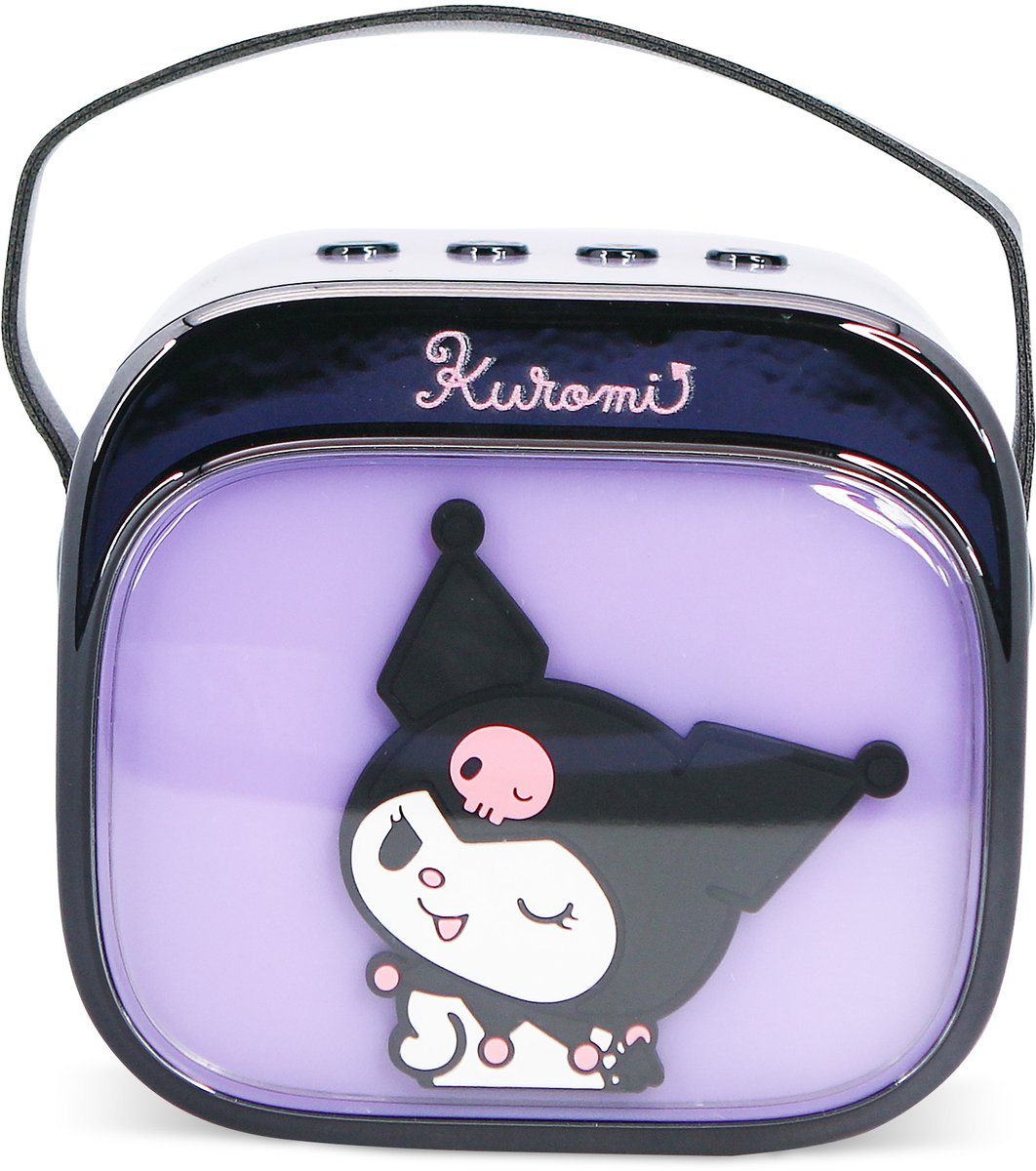 Kuromi - karaoke set voor kinderen - draadloze microfoon en speaker - met lichteffecten en stemeffecten — afbeelding 3