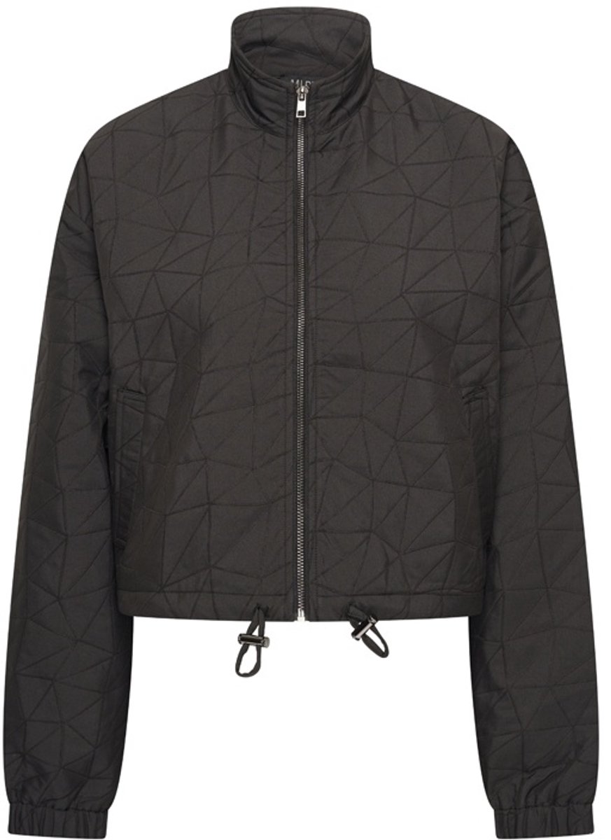MI PIACE - Travel Jacket Woven Pattern MP2020038 Black - Maat : S