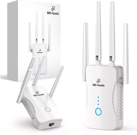 WiFi Versterker Stopcontact - 1200 Mbps - WiFi Repeater - WiFi - €49,95