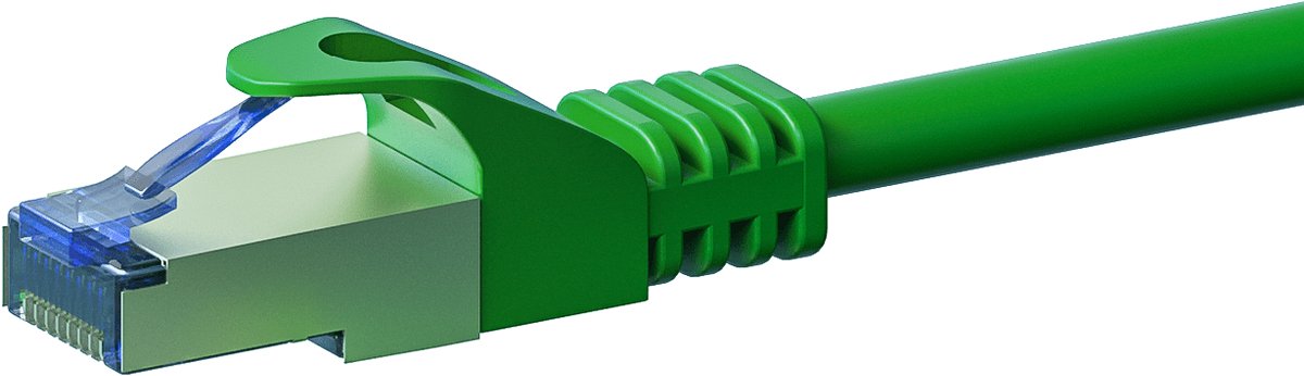 Danicom CAT6a S/FTP (PIMF) patchkabel - 0,50 meter groen - netwerkkabel - internetkabel - UTP kabel - RJ45 - 10000 mbit/s