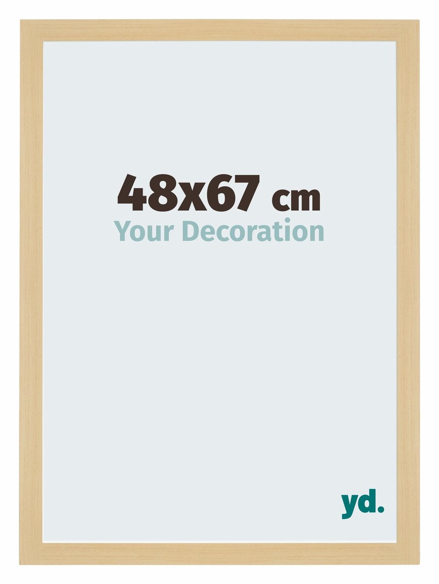 Your Decoration - Puzzellijst 48x67 cm - Ahorn Decor - Puzzellijst 500-1000 stukjes - MDF Fotolijst - Mura