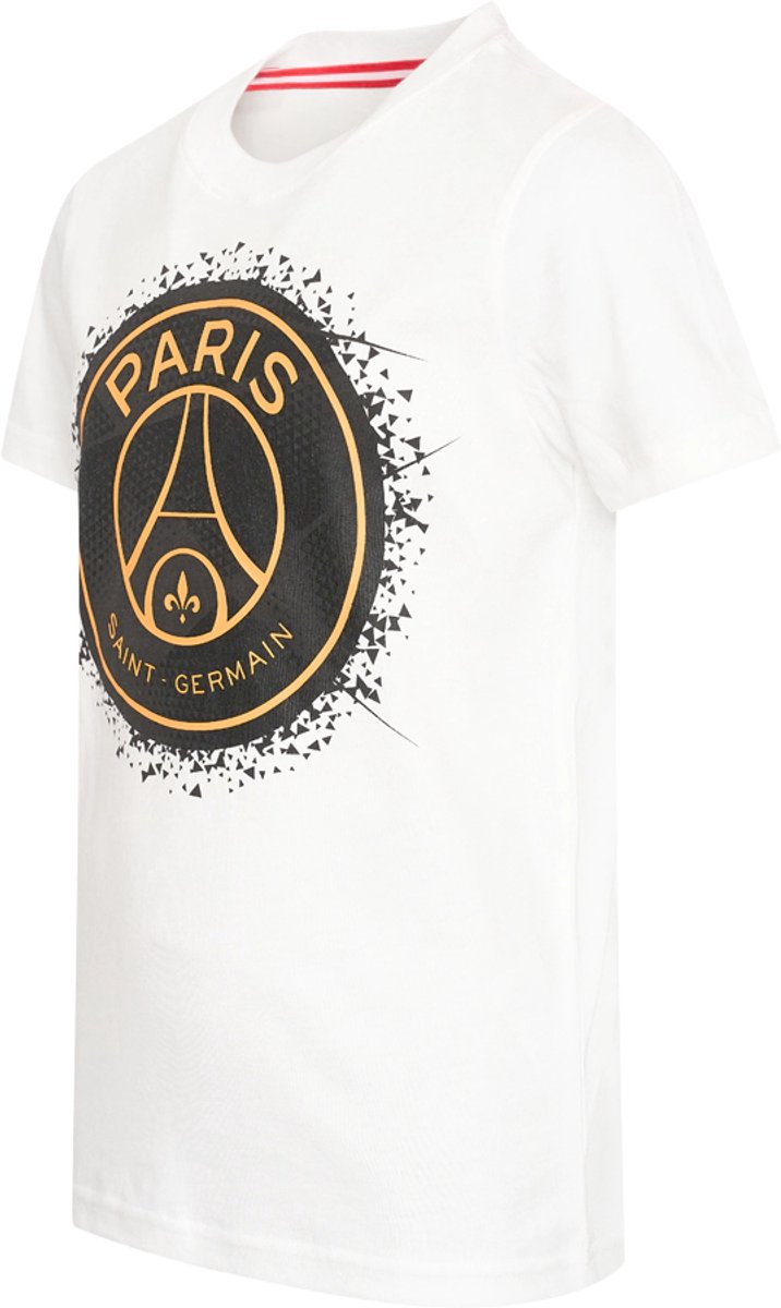 PSG big logo t-shirt wit kids