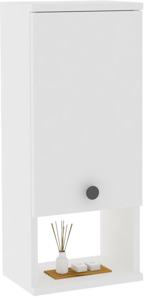 Asir - Badkamerkast - Wit - 30 x 21,8 x 71 cm