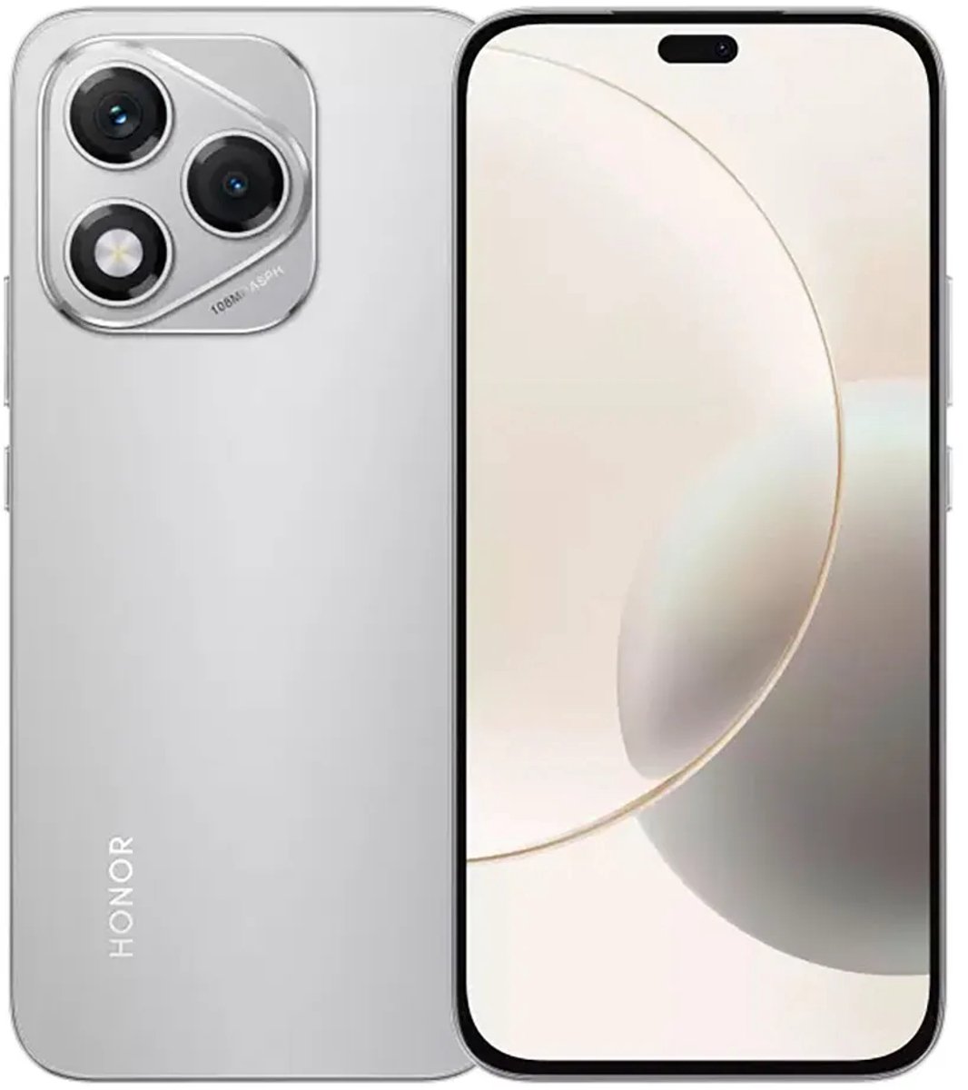 Honor 400 Lite 8GB+256GB - Grijs - 5G, 108MP Camera, AI Cameraknop, IP64