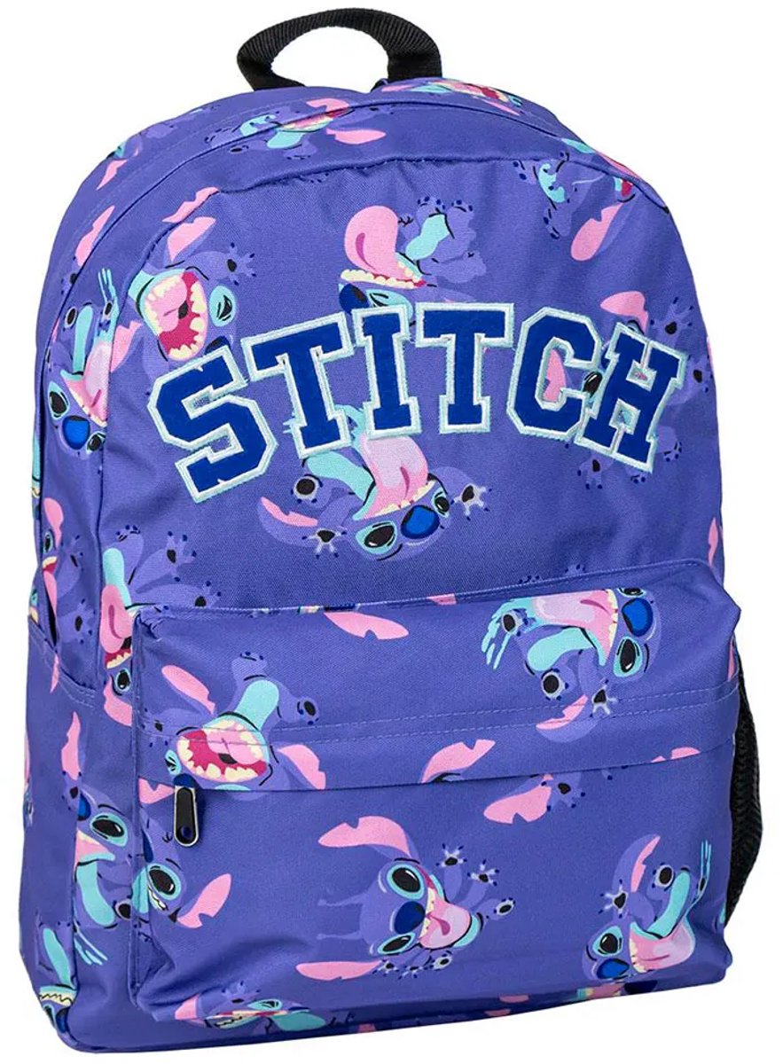 Disney Stitch Rugzak Meisjes Jongens Laptop Vak - Fles houder Zijkant Rugzak - Hoogte 42cm