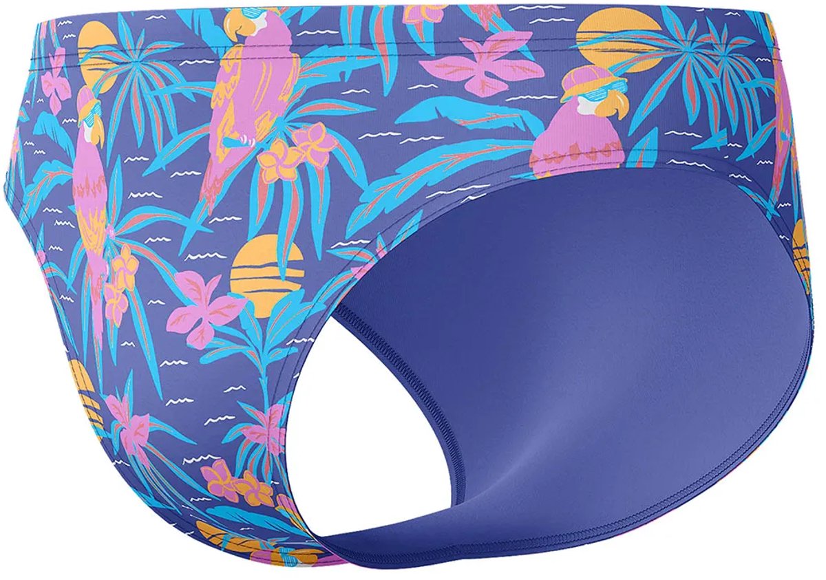 Speedo Allover Digital 8cm Zwemslip Blauw UK 26 Man — afbeelding 7