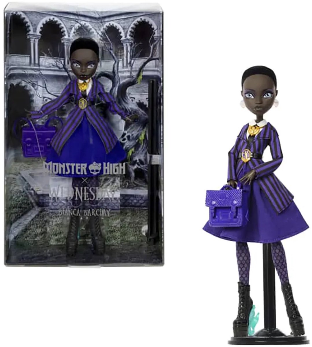 Monster High Wednesday Bianca Barclay - Modepop — afbeelding 11