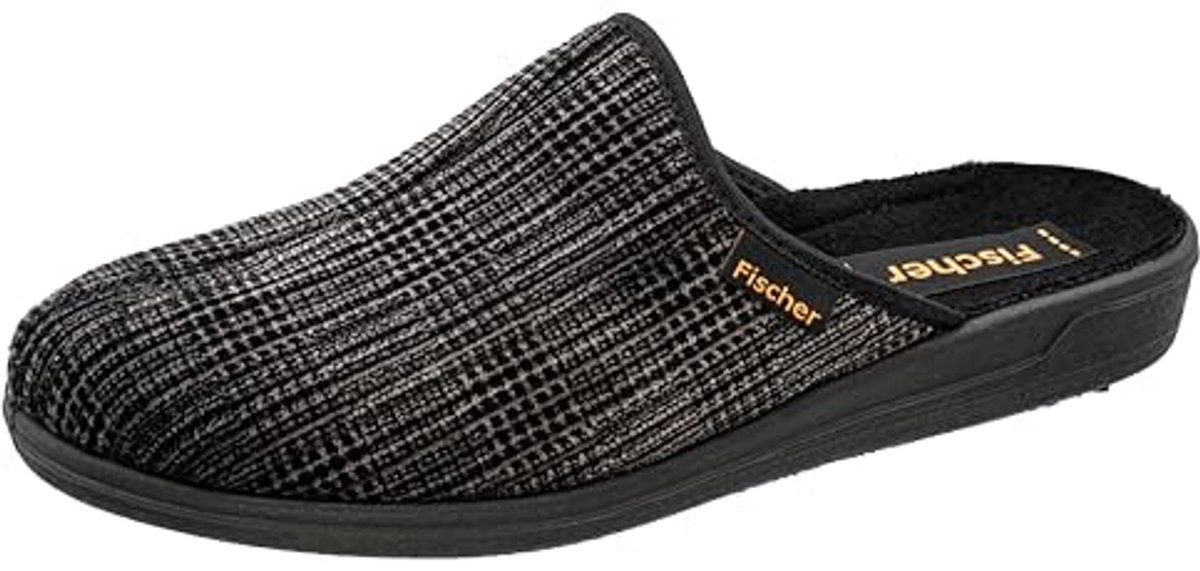 Heren Pantoffels met Lichte PU-zool en Moltonvoering