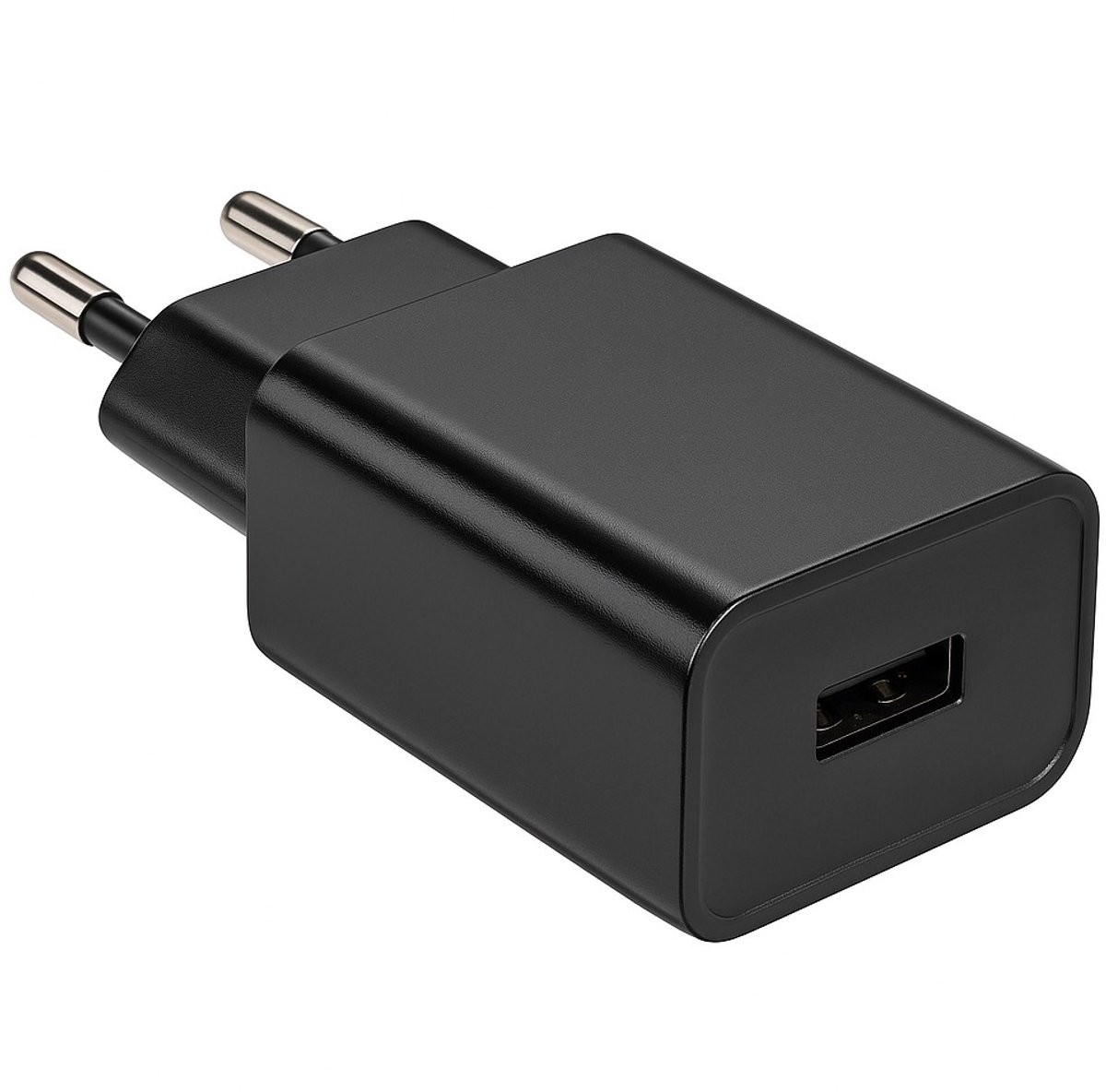 USB oplader - 1.000 mA - Zwart - Allteq
