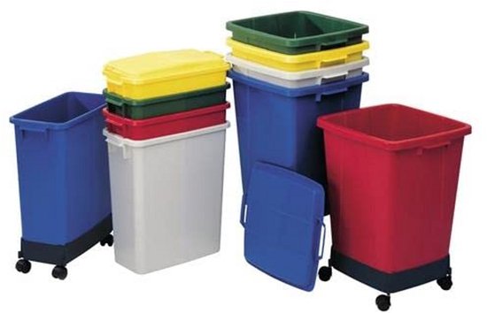 Multifunctionele Rechthoekige Container 90 Liter Groen - Stapelbaar en ...