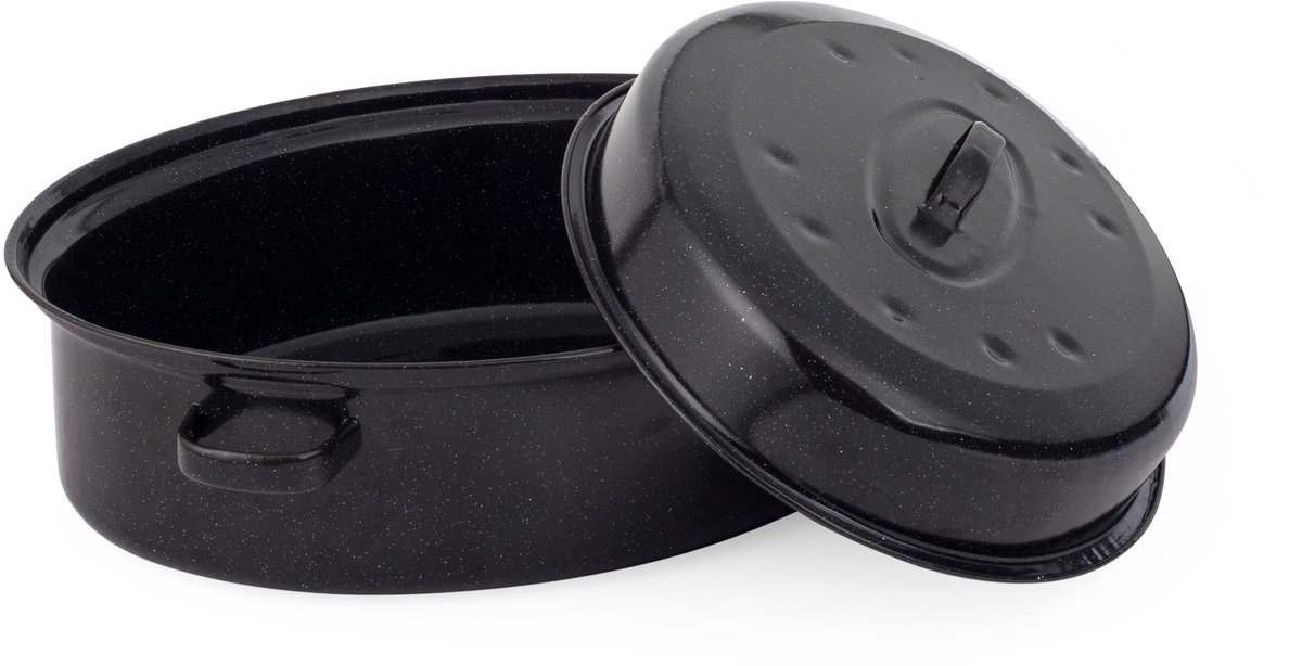 Romano Zelfbedruipende 38cm Stalen Braadpan Deksel/Braadpan