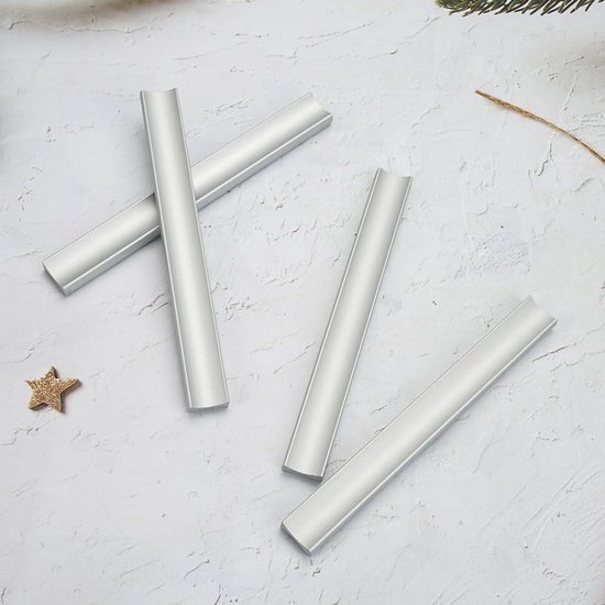 Set van 10 meubelgrepen 304 roestvrijstalen kastgrepen Keukengrepen Ladehandvat voor garderobe Zilveren keukengatafstand (160 mm) (zilver 224 mm