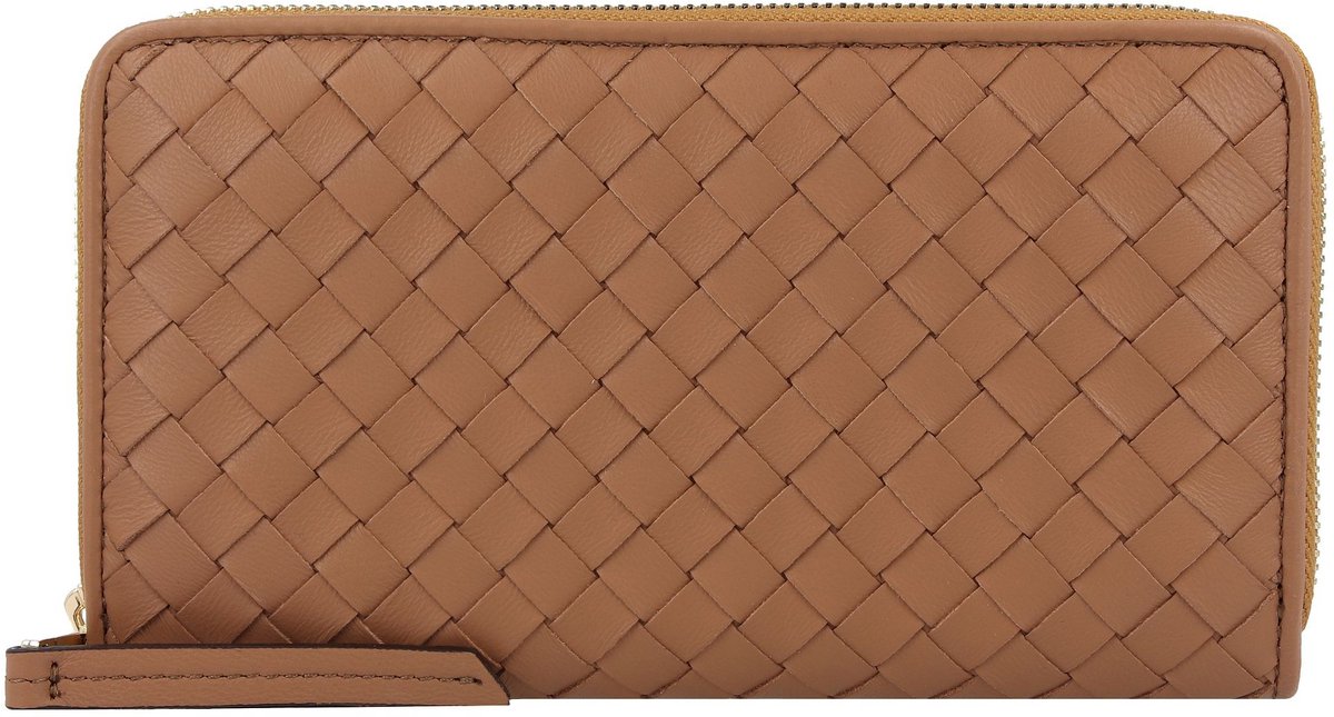 abro Piuma Portemonnee Leer 19 cm - Dames - Horizontaal - cuoio