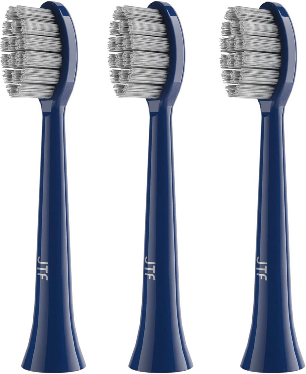 3 stuks vervangingsborstelkoppen voor elektrische tandenborstel P200 J40, medium zachte haren, blauw