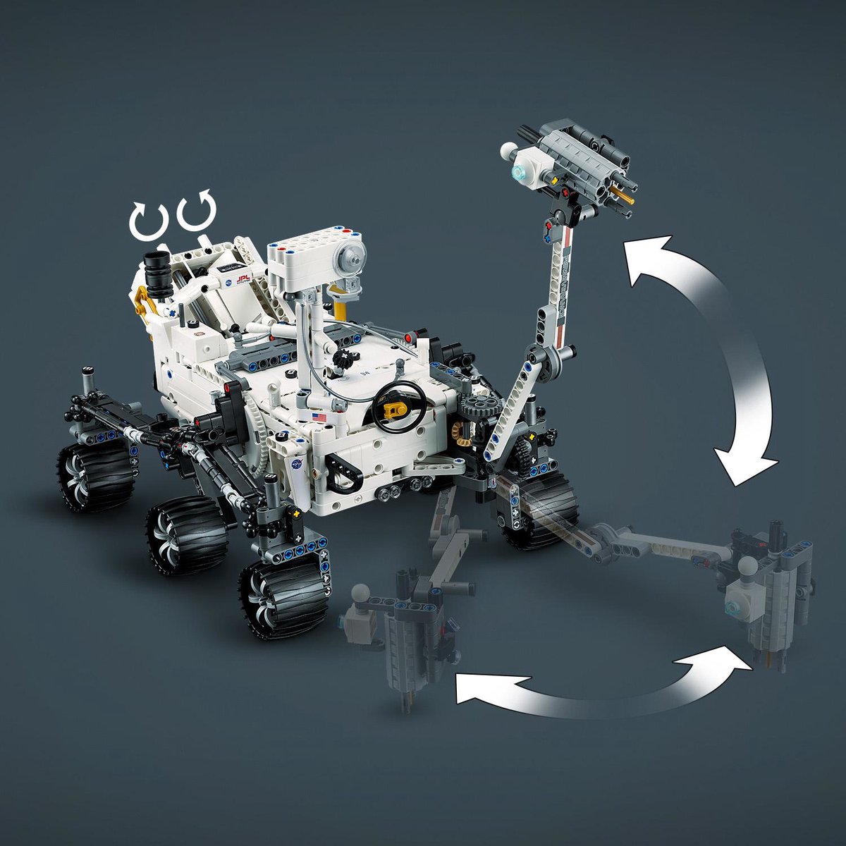 LEGO Technic NASA Mars Rover Perseverance Ruimte Set - 42158 — afbeelding 9