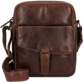 Greenburry Sac à bandoulière robuste en Cuir 21 cm