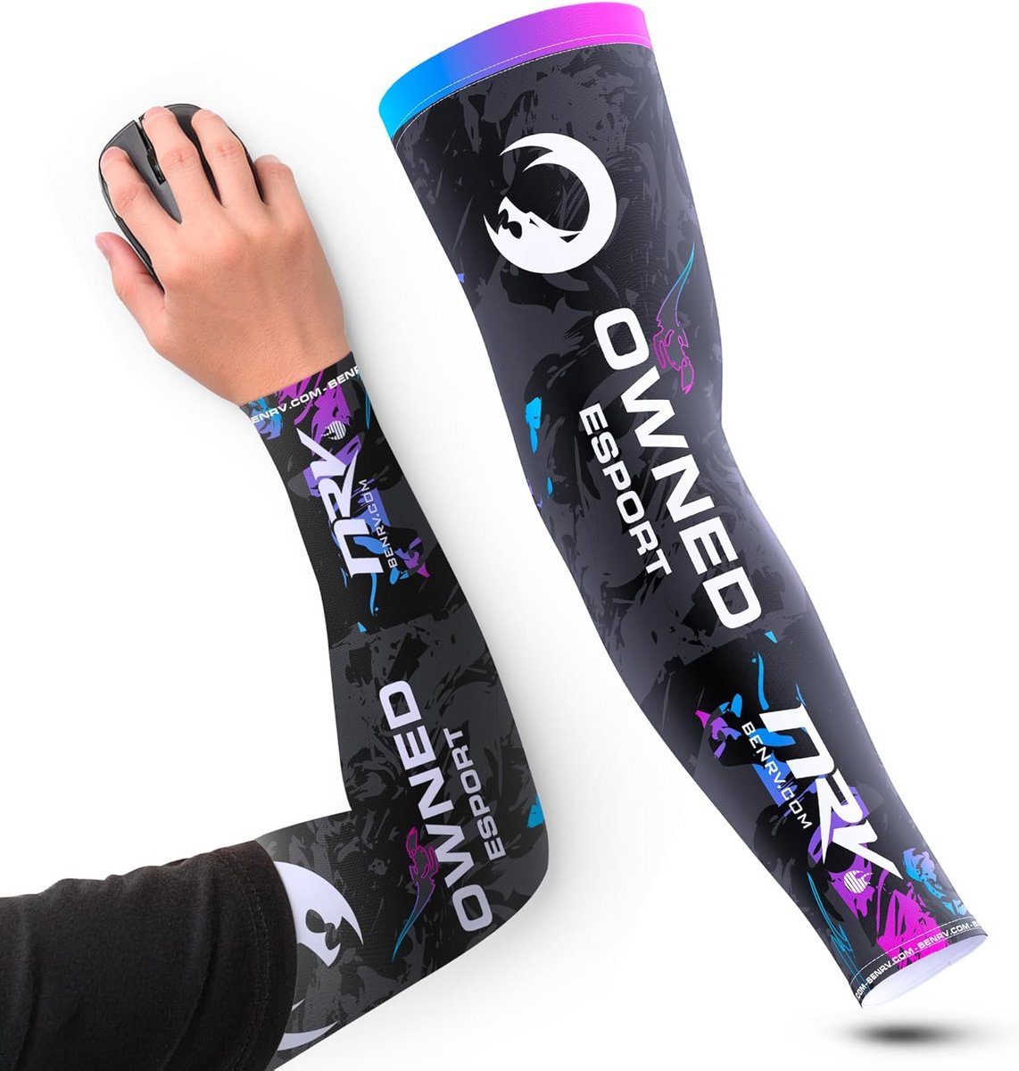 Gaming Compressiemanchet Pro Team-Edition Antislip Ademend Stralingsvrij voor Competitieve Gamers