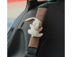 Cute since 1999 - Gordelhoes kind - Konijn gordelbeschermer kind - gordelhoezen voor auto en autostoel - 27cm x 6 cm
