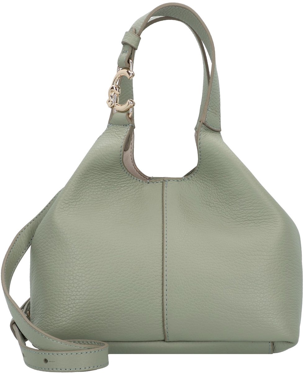 COCCINELLE Leren handtas schoudertas C-Easy Crossbody Bag Greenery groene