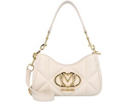 Moschino Love Embossed Schoudertas 22.5 cm - Dames - ivory